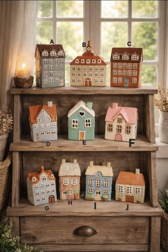 Deko haus häuser keramik - haus,