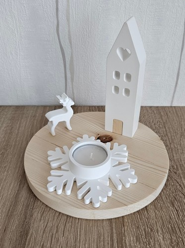 Dekoset haus schneeflockchen - dekoset,
