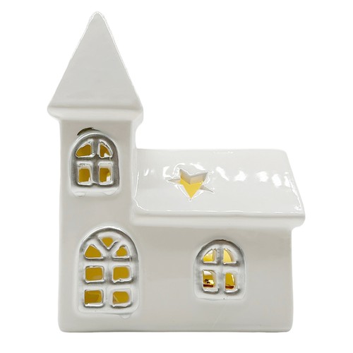 Keramik haus kirche - keramik,