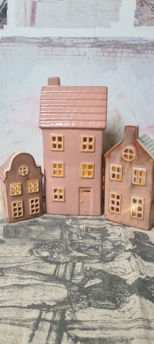 Lichthaus keramik rosa - rosa, haus