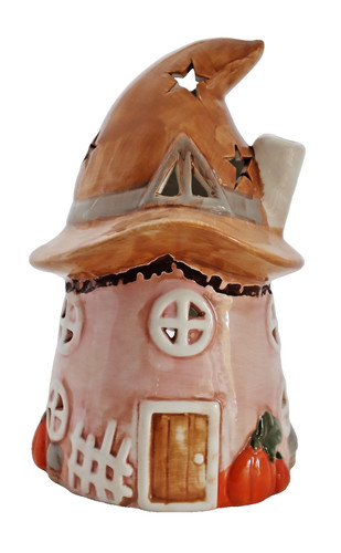 Deko windlicht keramik haus - deko,