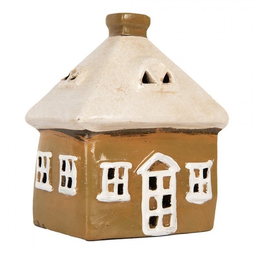 Haus keramik glasiert - keramik,