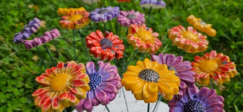 Einzigartige keramik gerbera - einzigartige, keramik-gerbera