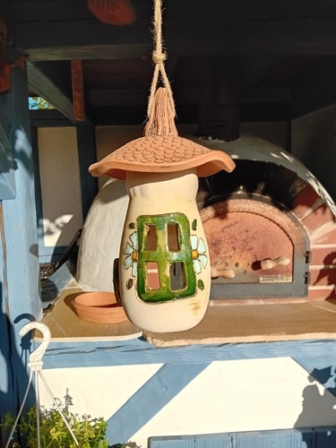 Handgetöpfert pilzhaus deko - pilzhaus,