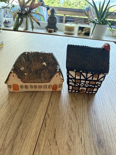 Vintage keramik häuser - 2,