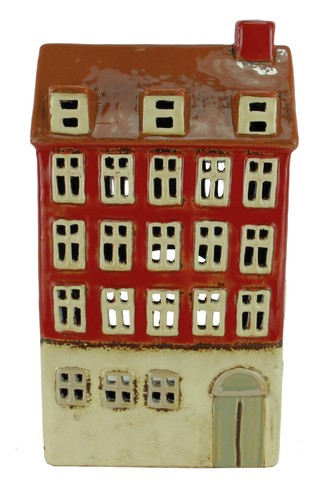 Haus aus keramik villa red - haus,