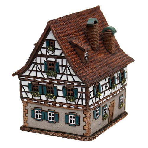 Keramik lichter fachwerkhaus - keramik, lichter-fachwerkhaus
