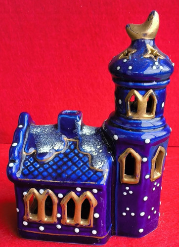 Keramik teelichthaus - keramik,