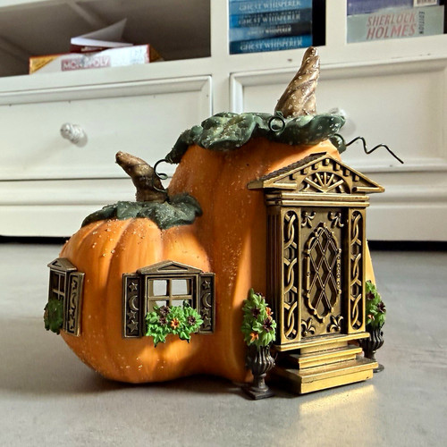 Partylite kürbis haus keramik - kürbis-haus,