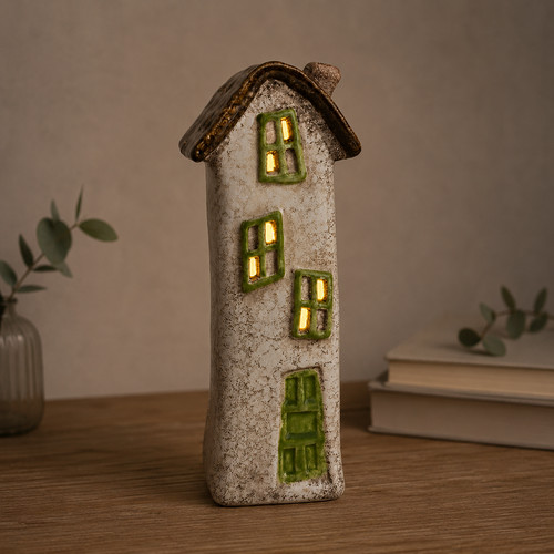 Windlicht haus l257 grüne - haus, l257,