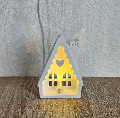 Haus aus keramikpulver mit - haus,